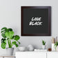 Love Black Horizontal Wall Art