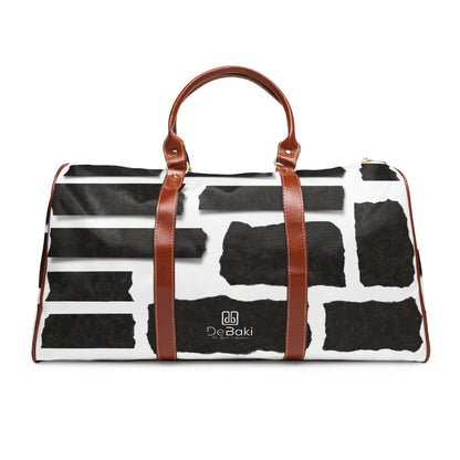 Black Tape Waterproof Travel Bag