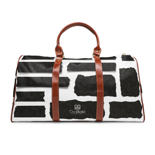 Black Tape Waterproof Travel Bag