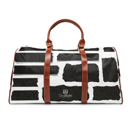 Black Tape Waterproof Travel Bag