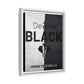 Copy of Modern Framed Art Print, Minimalistic Wall Decor, Black and White Canvas, Home Office Styling, Inspirational Art