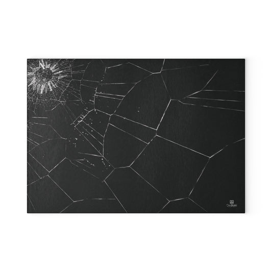 Hole in Glass Cutting Board