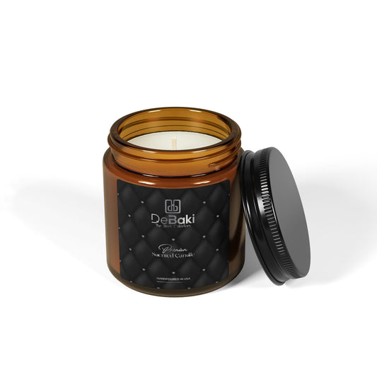 Scented Soy Candle (Multi-Size, Amber Jar)