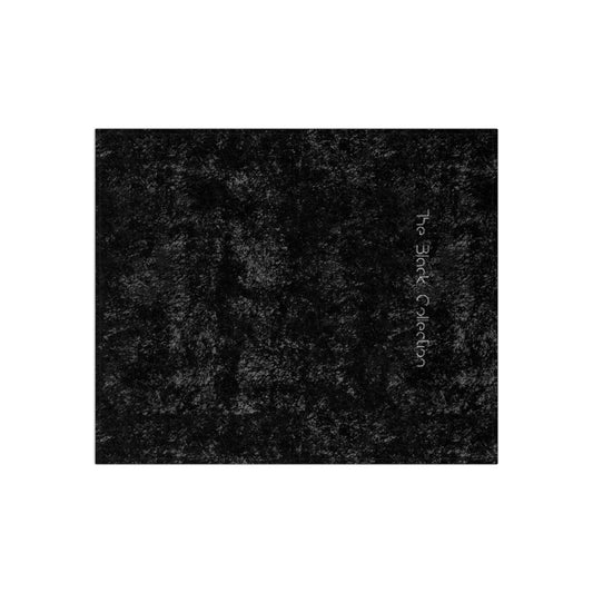 The Black Collection Crushed Velvet Blanket