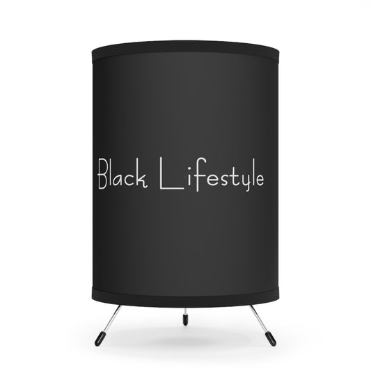Black Lifestyle Tripod Lamp