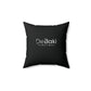 The Black Collection Spun Square Pillow
