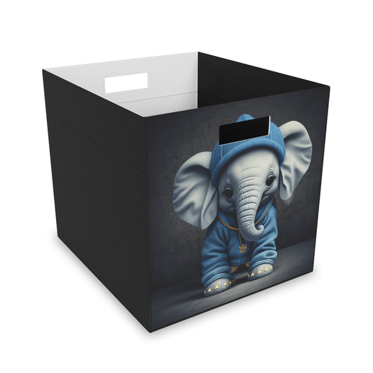 DeBaki Elephant Felt Storage Box