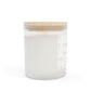 Vanilla Scented Frosted Glass Candle - 11oz