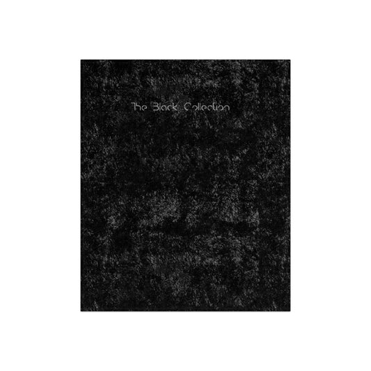 The Black Collection Crushed Velvet Blanket