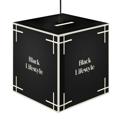 Black Lifestyle Cube Lamp