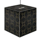 Black Gold Cube Lamp