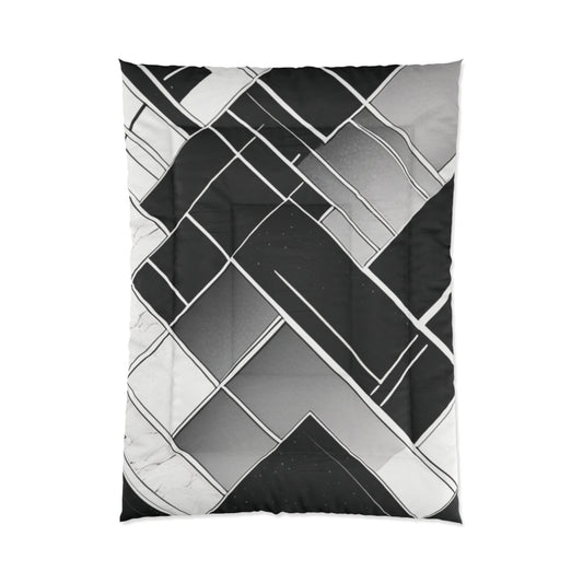Geometric Fluffy Comforter