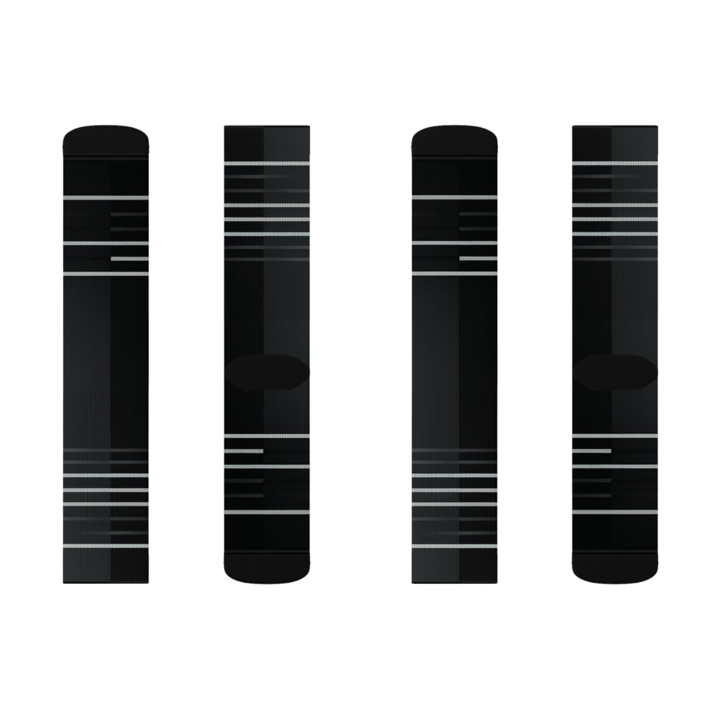Striped Black Socks