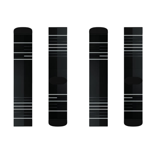 Striped Black Socks