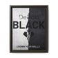 Copy of Modern Framed Art Print, Minimalistic Wall Decor, Black and White Canvas, Home Office Styling, Inspirational Art