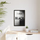 Modern Framed Art Print, Minimalistic Wall Decor, Black and White Canvas, Home Office Styling, Inspirational Art