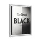 Modern Framed Art Print, Minimalistic Wall Decor, Black and White Canvas, Home Office Styling, Inspirational Art