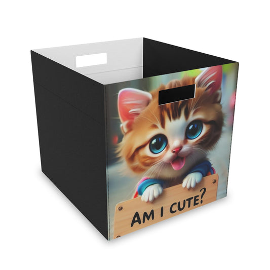 DeBaki Cat Felt Storage Box