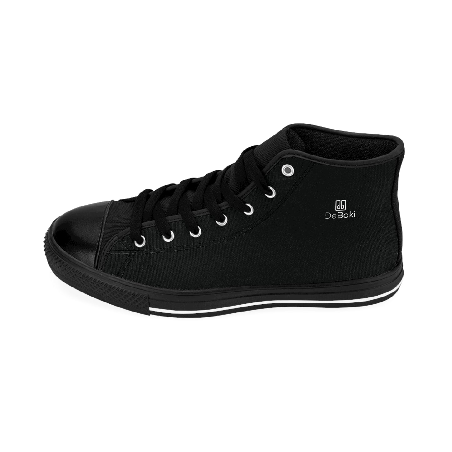 DeBaki Black Men's Classic Canvas Sneakers