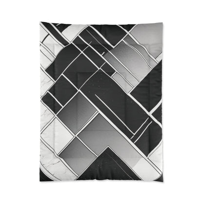 Geometric Fluffy Comforter