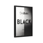 Modern Framed Art Print, Minimalistic Wall Decor, Black and White Canvas, Home Office Styling, Inspirational Art