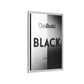 Modern Framed Art Print, Minimalistic Wall Decor, Black and White Canvas, Home Office Styling, Inspirational Art