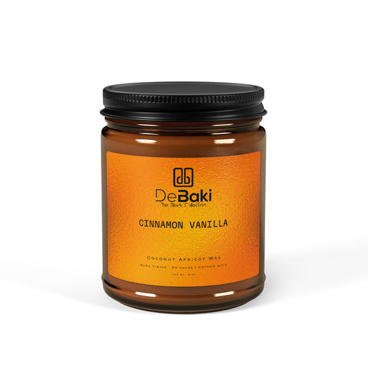 DeBaki Candle Collection Cinnamon Vanilla, 9oz
