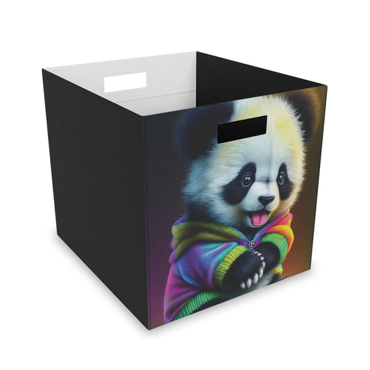 DeBaki Panda Felt Storage Box