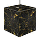 Black Gold Cube Lamp