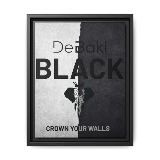 Copy of Modern Framed Art Print, Minimalistic Wall Decor, Black and White Canvas, Home Office Styling, Inspirational Art