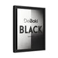 Modern Framed Art Print, Minimalistic Wall Decor, Black and White Canvas, Home Office Styling, Inspirational Art