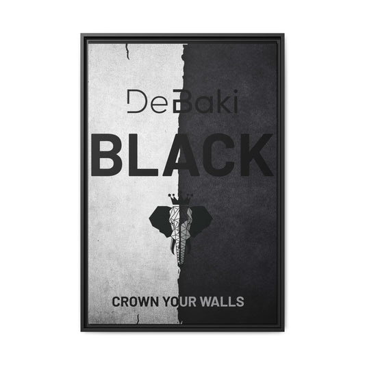Copy of Modern Framed Art Print, Minimalistic Wall Decor, Black and White Canvas, Home Office Styling, Inspirational Art