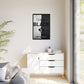 Copy of Modern Framed Art Print, Minimalistic Wall Decor, Black and White Canvas, Home Office Styling, Inspirational Art