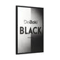 Modern Framed Art Print, Minimalistic Wall Decor, Black and White Canvas, Home Office Styling, Inspirational Art