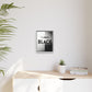 Modern Framed Art Print, Minimalistic Wall Decor, Black and White Canvas, Home Office Styling, Inspirational Art