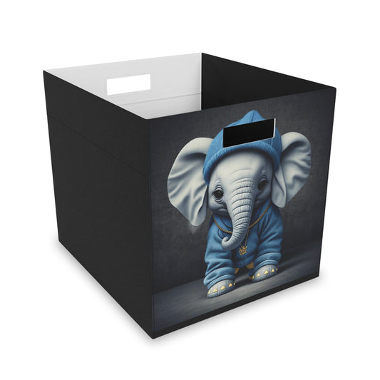 DeBaki Elephant Felt Storage Box