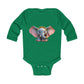 Elephant Infant Long Sleeve Bodysuit