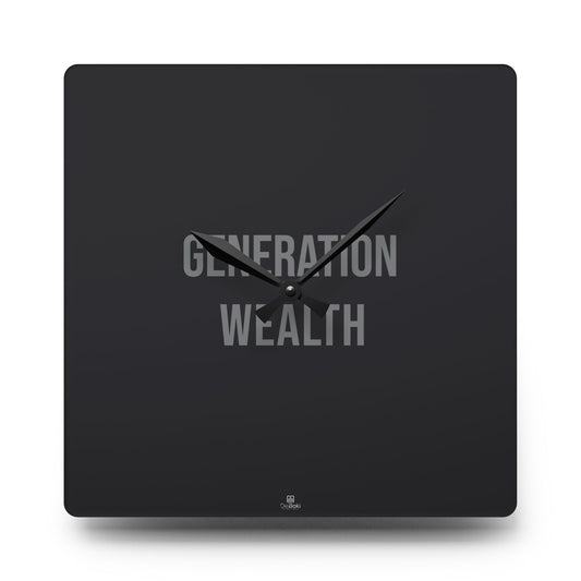 Generation Wealth Wall Clock
