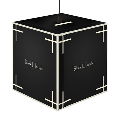 Black Lifestyle Cube Lamp