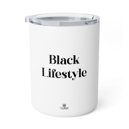 Black Lifestyle Insulated Coffee Mug, 10oz