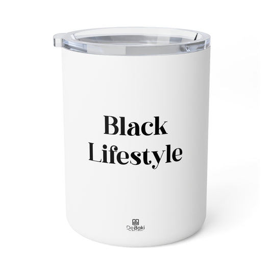 Black Lifestyle Insulated Coffee Mug, 10oz