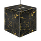 Black Gold Cube Lamp