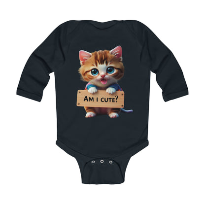 Kitten Infant Long Sleeve Bodysuit