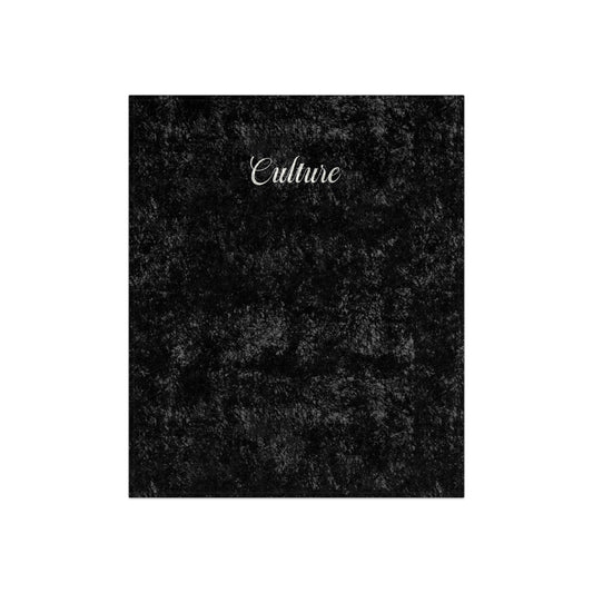 Culture Crushed Velvet Blanket