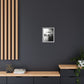 Modern Framed Art Print, Minimalistic Wall Decor, Black and White Canvas, Home Office Styling, Inspirational Art