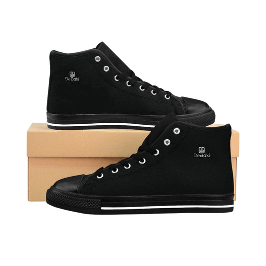 DeBaki Black Men's Classic Canvas Sneakers